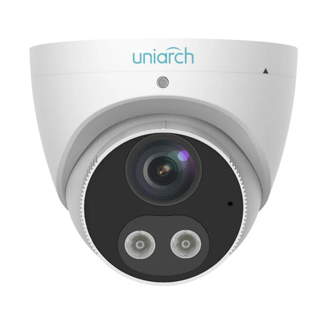 Uniarch 8MP HD Intelligent Light and Audible Warning Fixed Eyeball Network Camera, IPC-T1P8-AF28KC