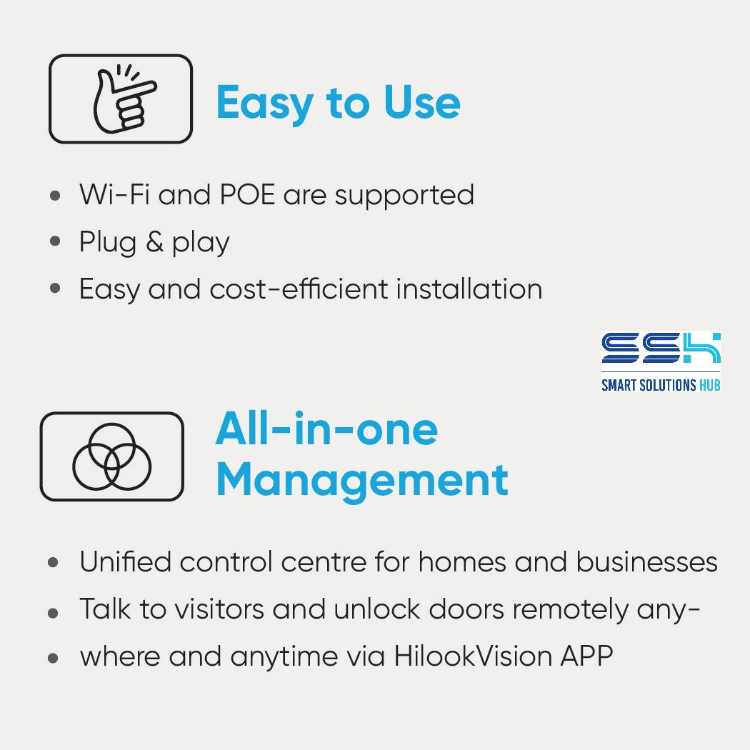 Hikvision Hilook IP HA-KIT-IP1 wifi Video Intercom Kit