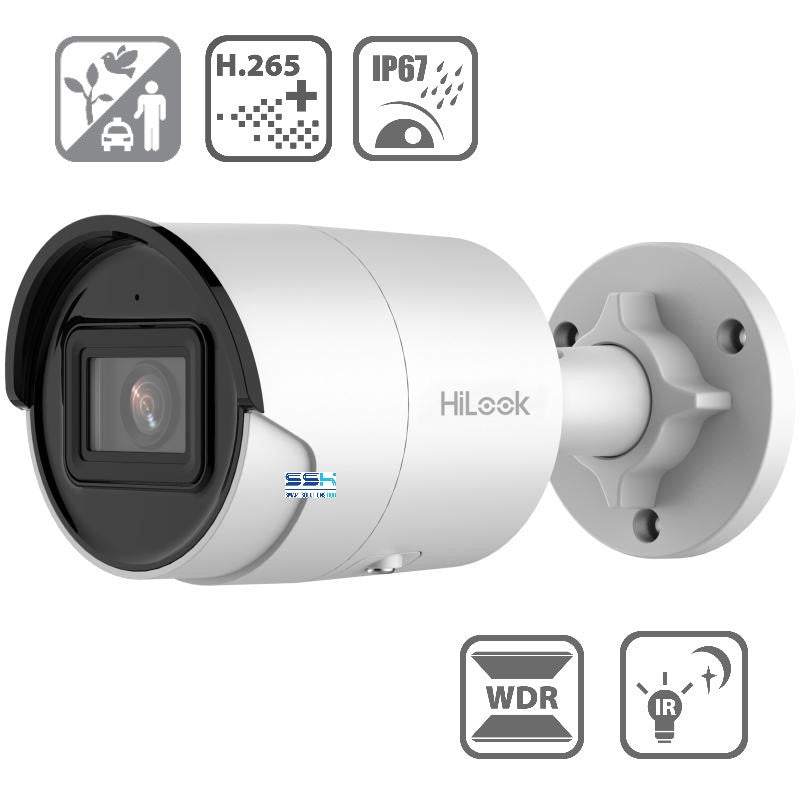 Hikvision HiLook 6MP IPC-B261H-MU Acusense Bullet IP Camera with Mic