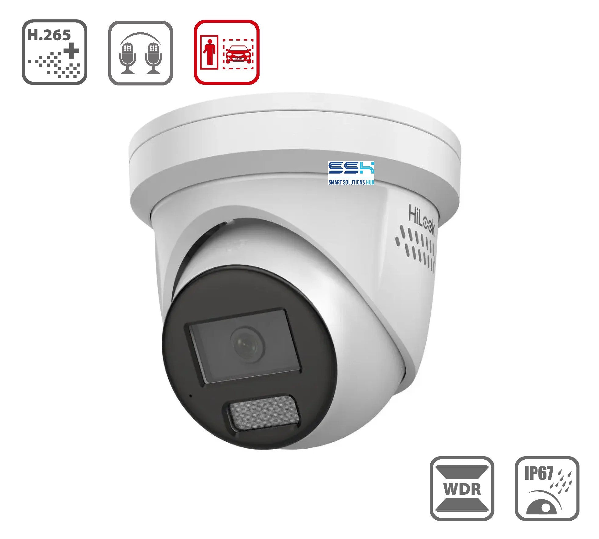 Hikvision Hilook IPC-T289H-MU-SL All-in-One 8MP 4K Camera Active Colour Deterrence