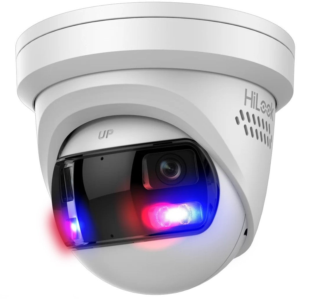 Hikvision HiLook Pro Panoramic 4CH CCTV Kit: 3 x Pro IPC-T289PH-MU/SL + 4CH NVR