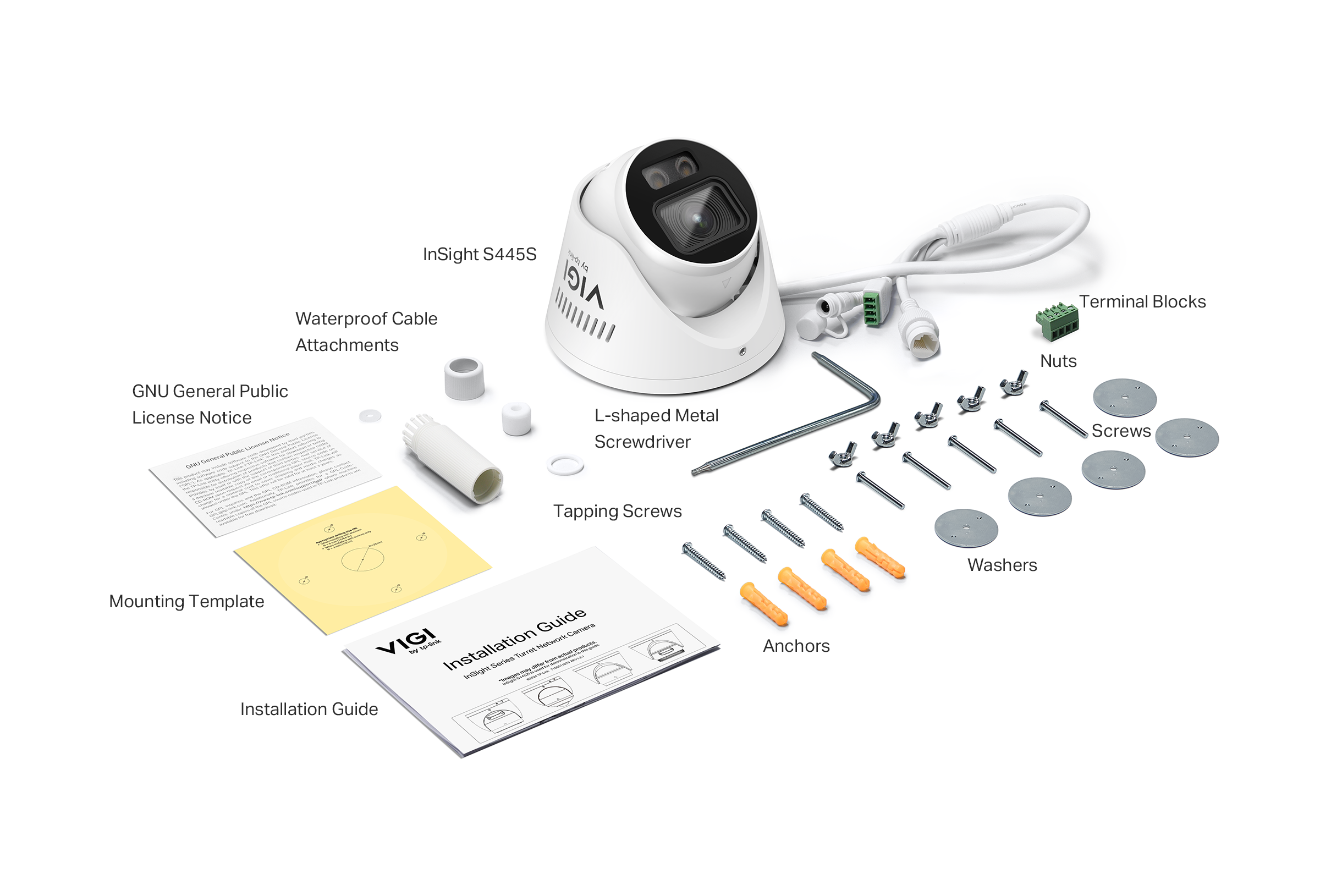 TP-Link VIGI InSight S445S 4MP ColourPro 2.0 Turret Network Camera