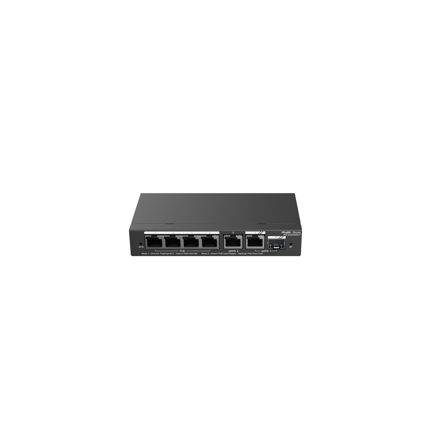 Ruijie Reyee RG-ES206GS-P, 6-Port Gigabit Smart Cloud Managed PoE Switch - Civic Electronic