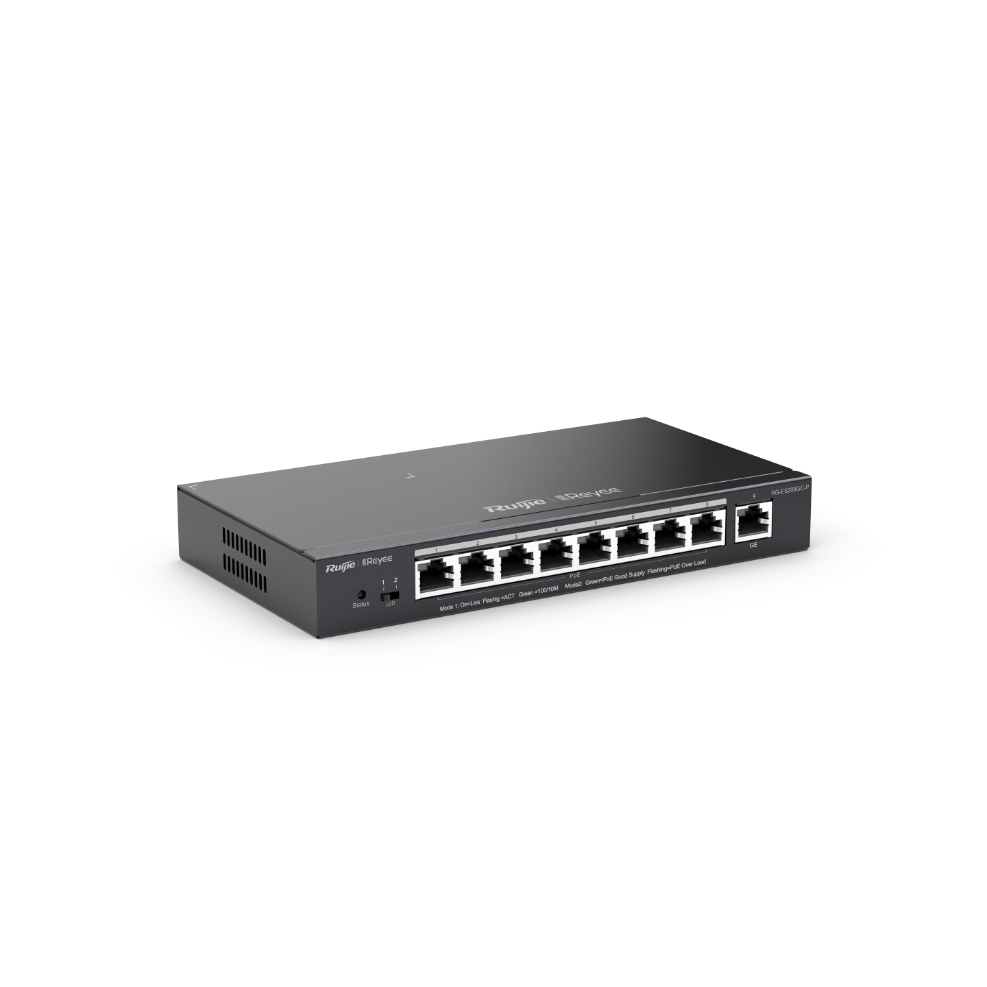 Ruijie Reyee RG-ES209GC-P, 9-Port Gigabit Smart Cloud Managed PoE Switch - Civic Electronic