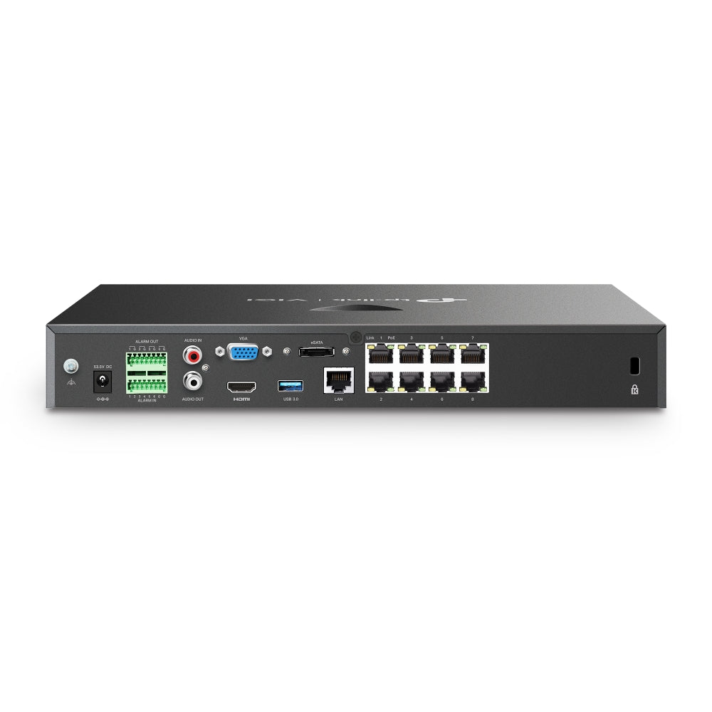 TP-Link VIGI NVR2008H-8MP 8 Channel PoE+ Network Video Recorder