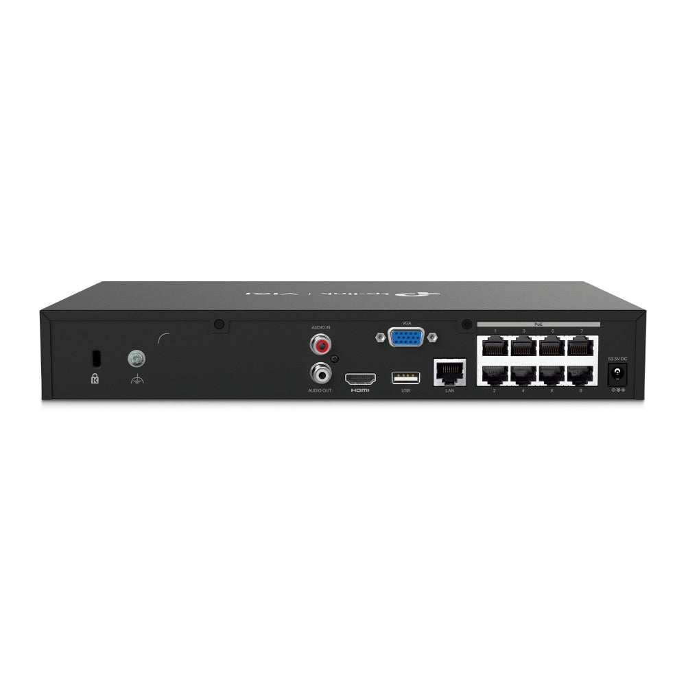 Tp-Link 8MP 8CH CCTV Kit: 6 x IP Turret Cameras (Full-Colour Speaker / Mic / Light) + 8CH NVR - Civic Electronic