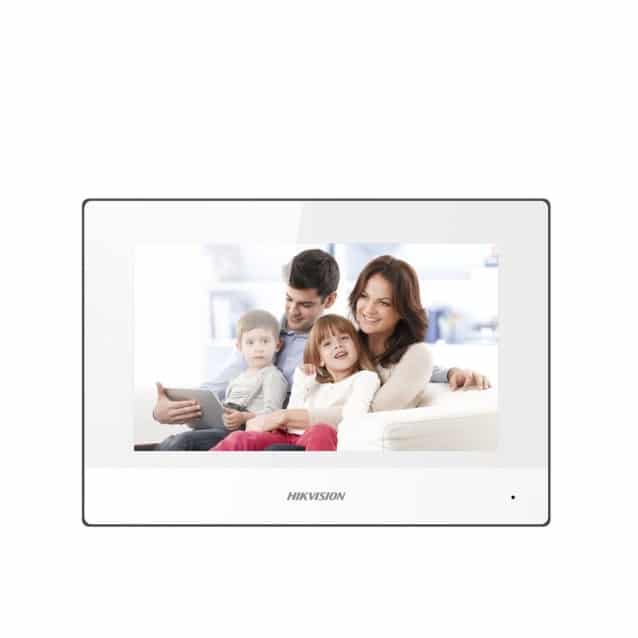 Hikvision DS-KH6320-WTE1 Gen2 Video Intercom 7-Inch Touch Screen Indoor Room Station (with wifi) White