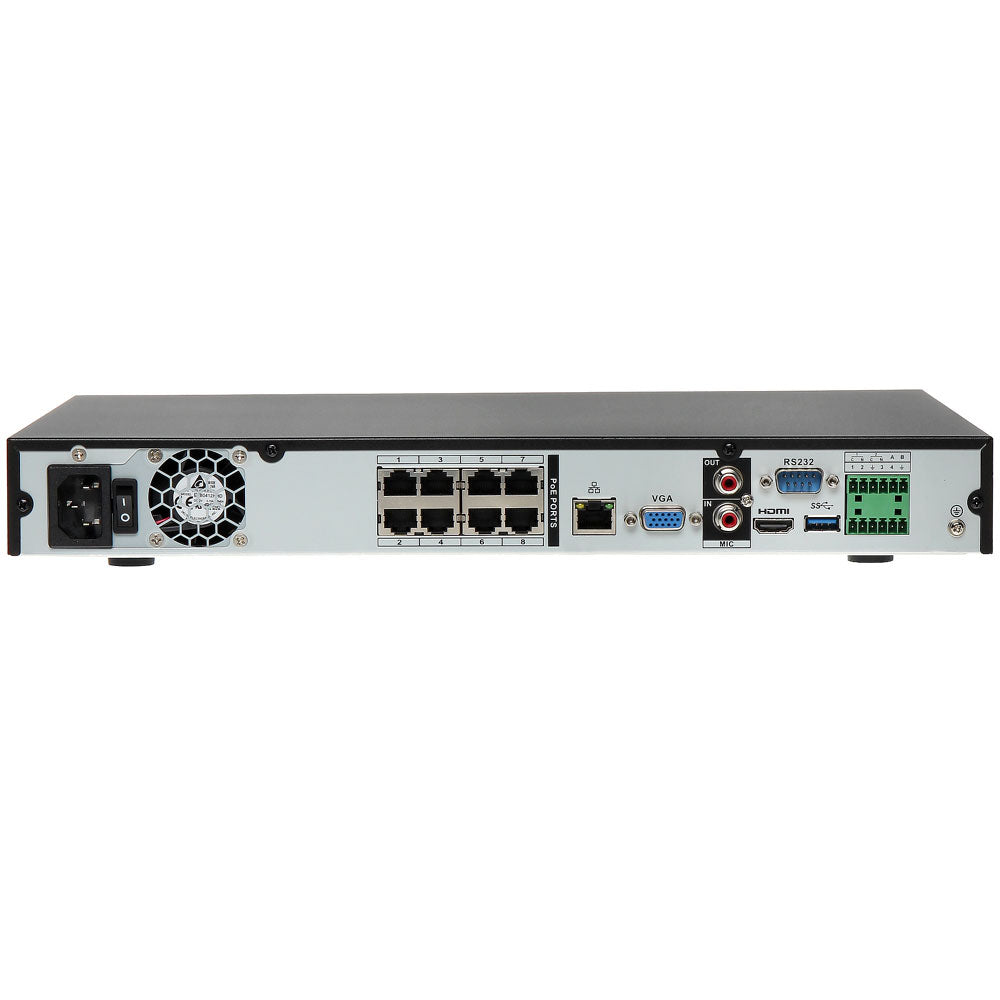 Dahua DHI-NVR4108HS-8P-AI/ANZ 8 Channel 8PoE Up to 16MP Wizsense Network Video Recorder