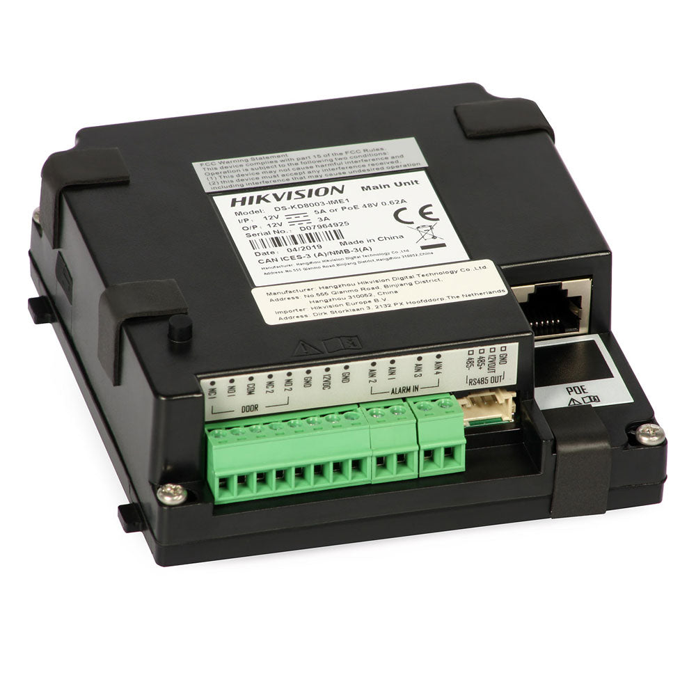 Hikvision 2nd Gen IP DS-KIS602(B) Video Intercom Kit with Surface Mount