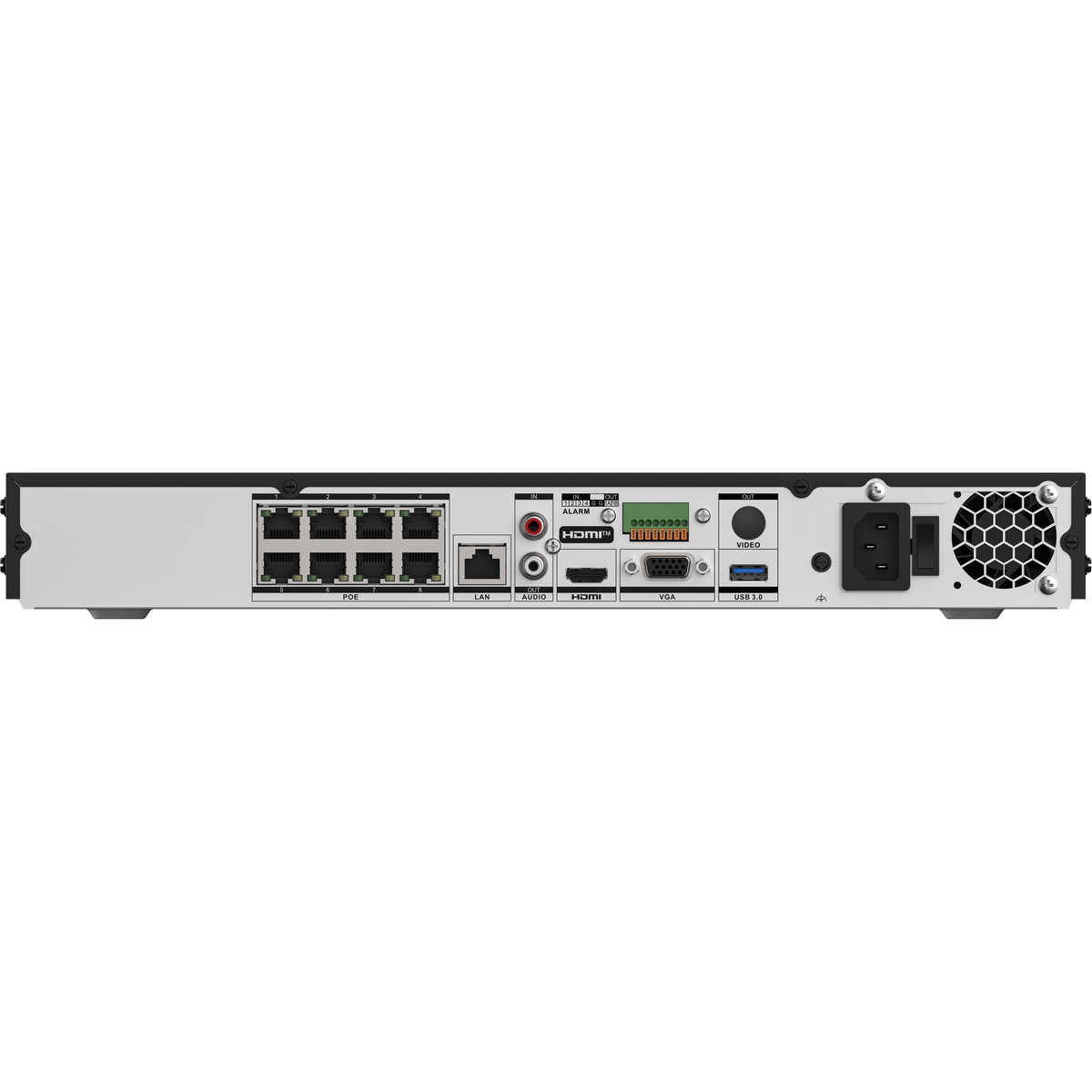 Hikvision DS-7608NXI-I2/8P/VPro 8CH 8 PoE AcuSeek AI NVR – 32MP, Dual HDD