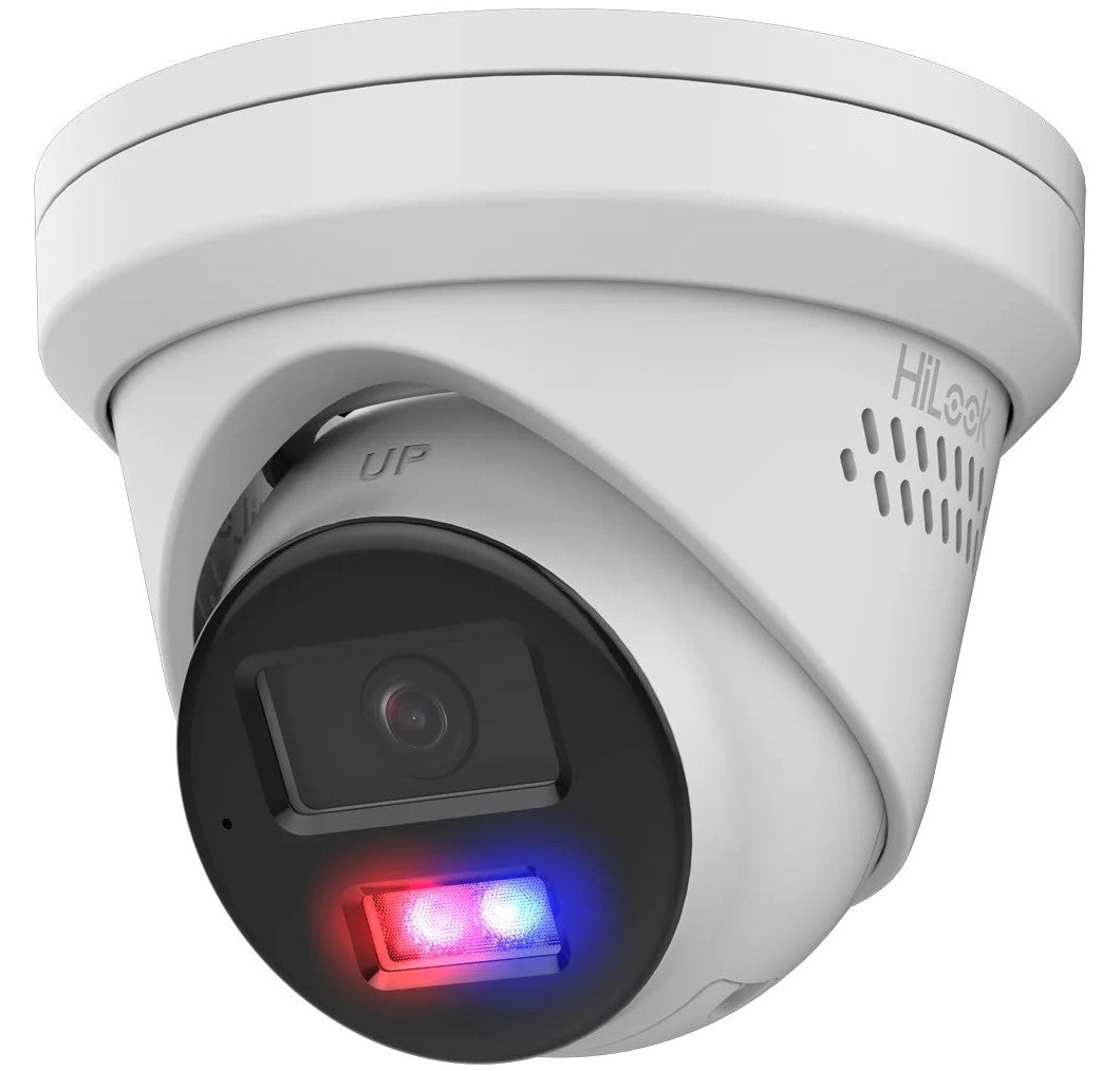 HiLook 4K 8MP All-in-One Active Colour Deterrence 8CH CCTV Kit: 4 x IP Active Colour Camera + 8CH NVR