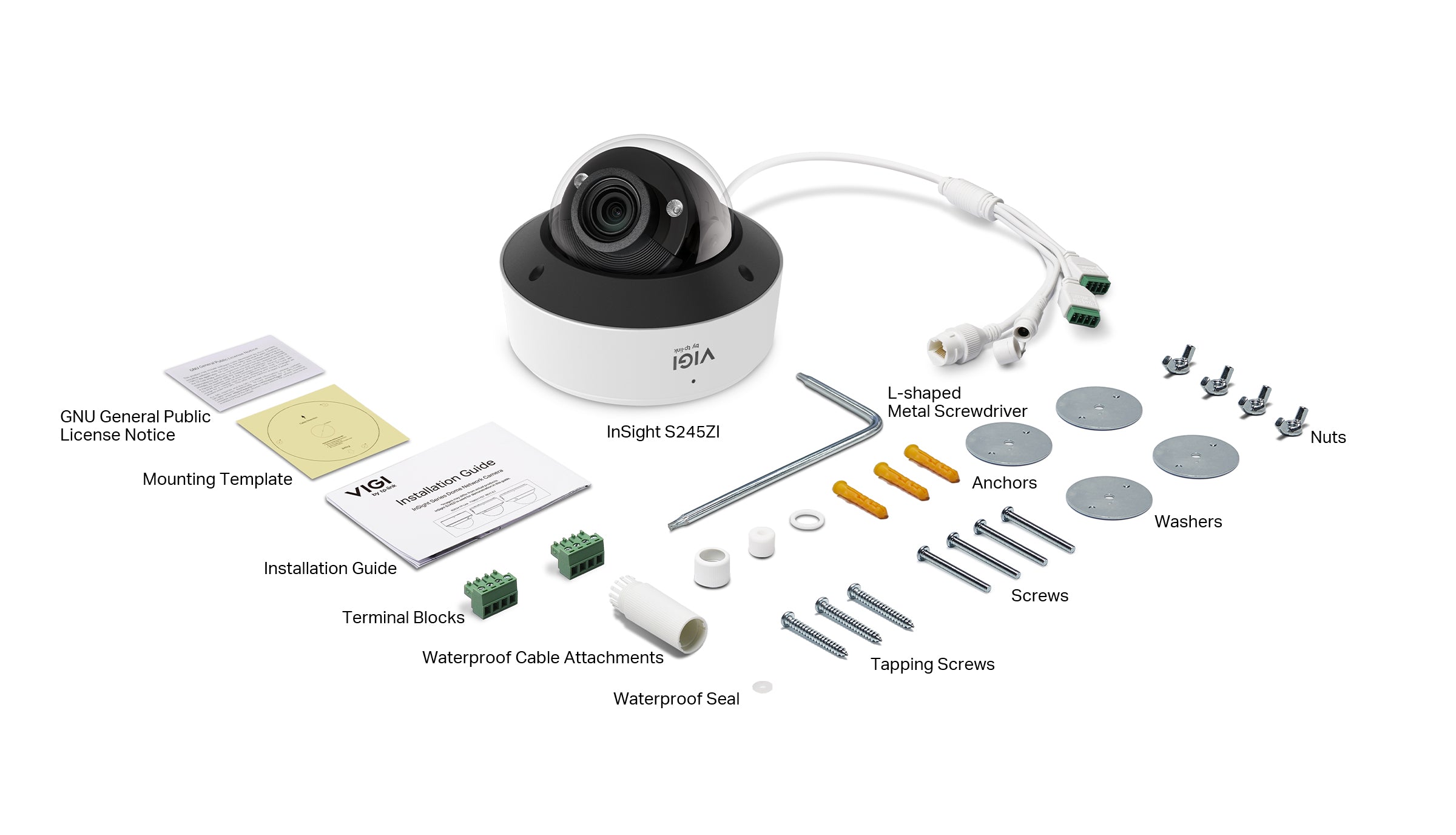 TP-Link VIGI InSight S245ZI 4MP IR Motorised Varifocal Dome Network Camera