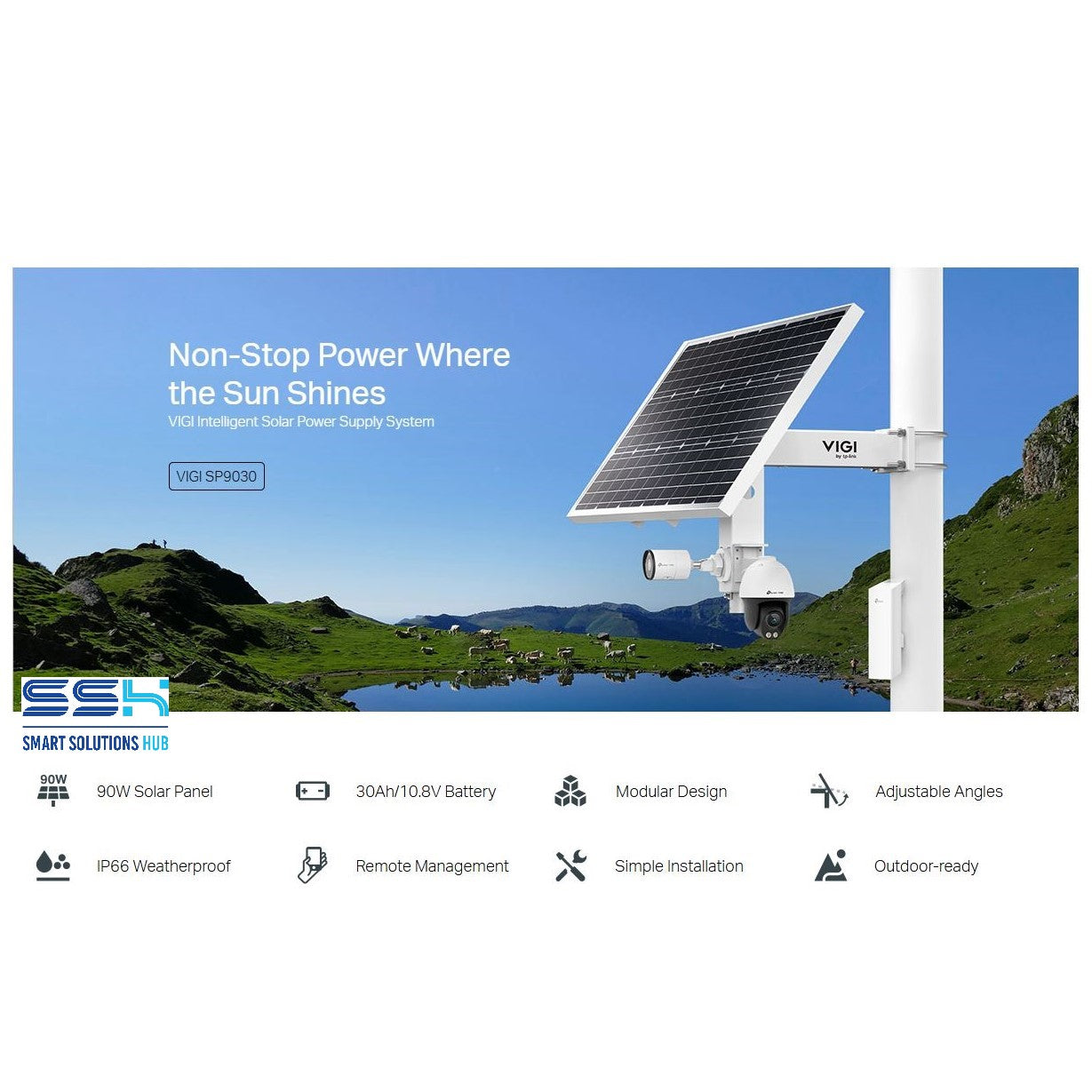TP-Link VIGI SP9030 VIGI Intelligent Solar Power Supply System